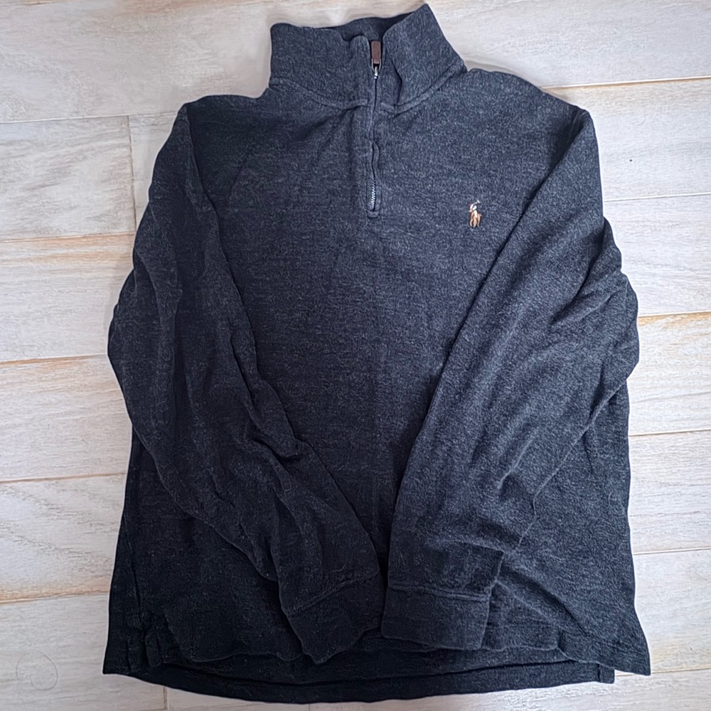 Polo Charcoal Gray Pullover